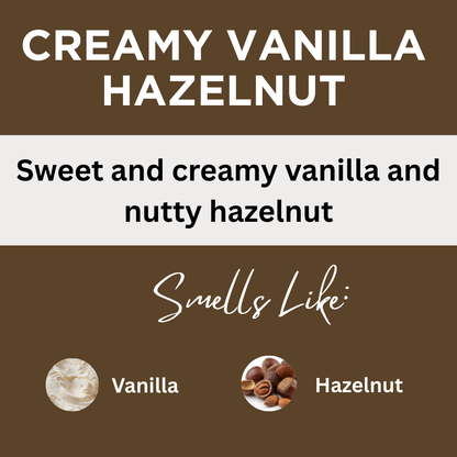 Creamy Vanilla Hazelnut Scented Body Cream