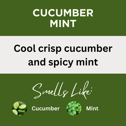 Cucumber Mint Scented Sea Salt Bath Soak