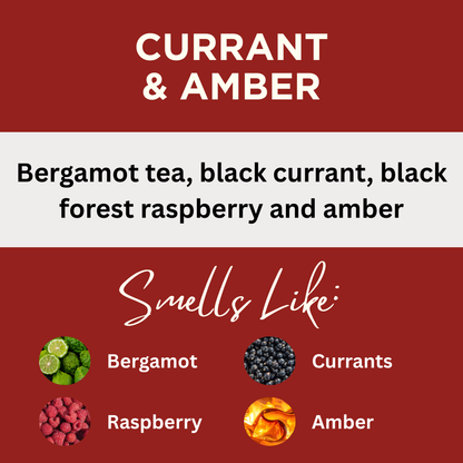Currant & Amber Scented Hand Dipped Charcoal Incense Sticks