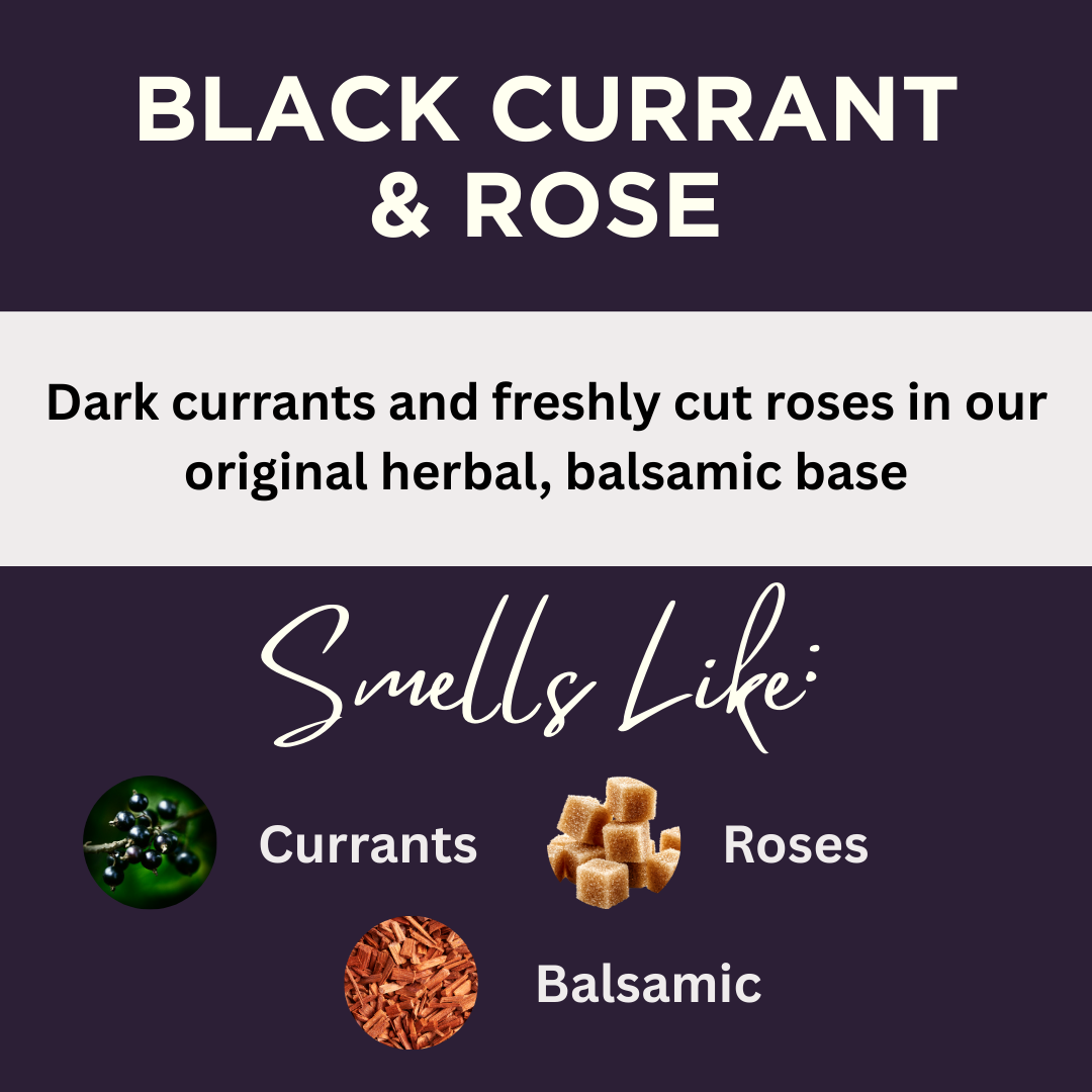 Black Currant & Rose Scented Sugar Scrub