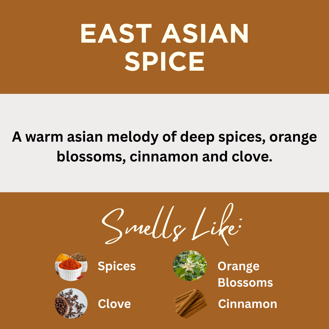 East Asian Spice Scented Crafting Fragrance Oil For Soapmaking