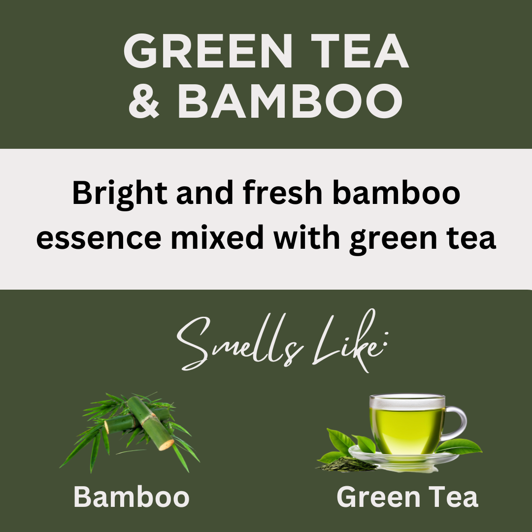 Green Tea & Bamboo Scented Vegan Hair Shampoo
