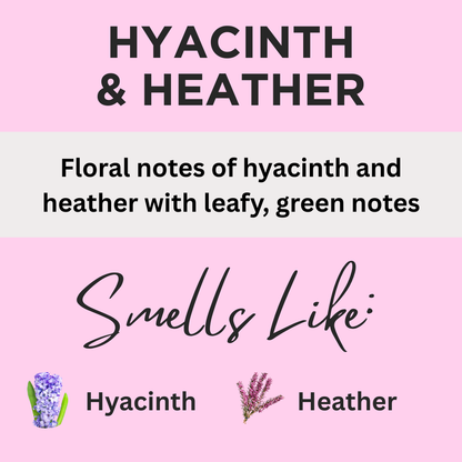 Peace Love + Lotion Hyacinth & Heather Scented Natural Body Lotion