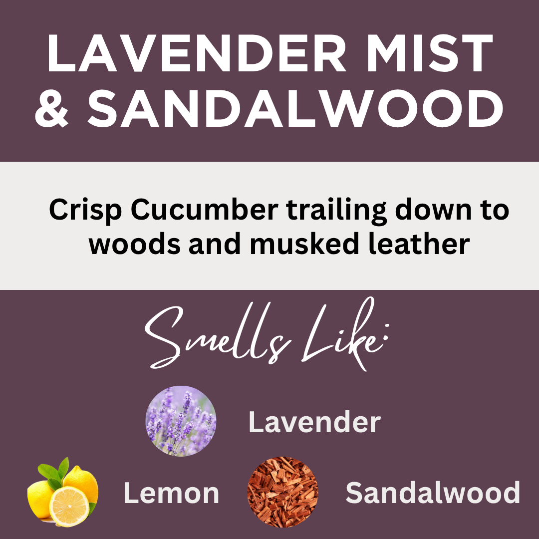 Lavender Mist & Sandalwood Scented Sugar Scrub