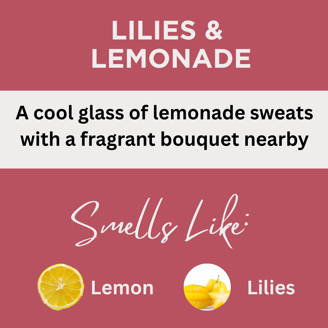 Lilies & Lemonade Scented Hand-Dipped Charcoal Incense Sticks