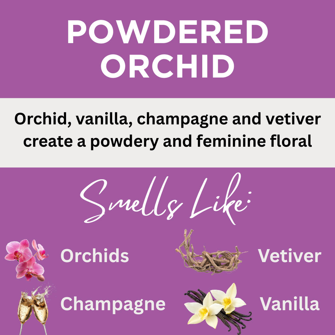 Powdered Orchid Scented Hand crafted Perfume
