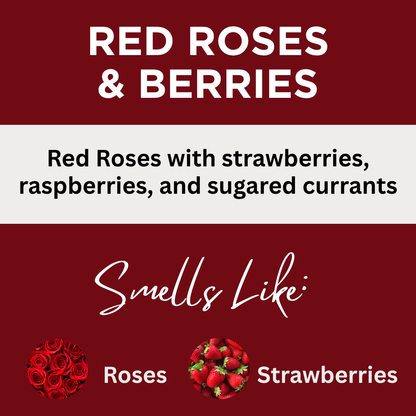Red Roses & Berries Scented Sea Salt Bath Soak