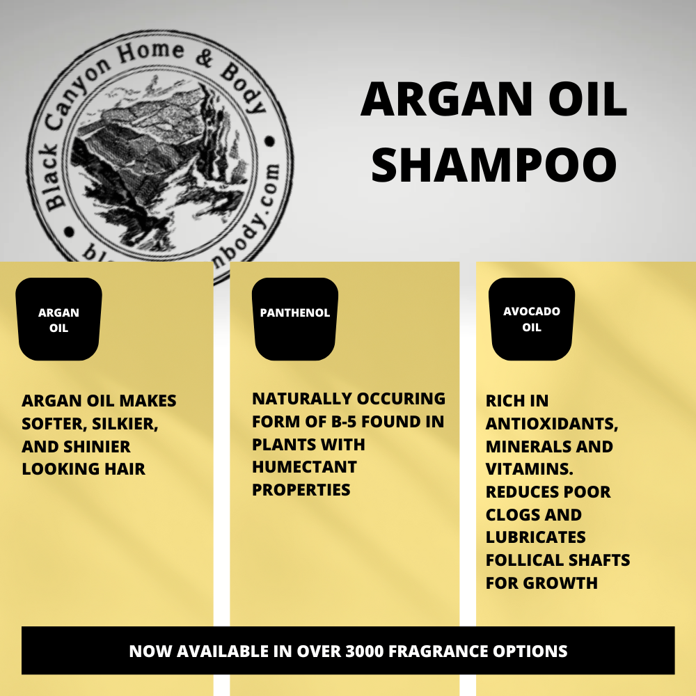 Black Canyon Black Licorice Scented Shampoo with Argan Oil
