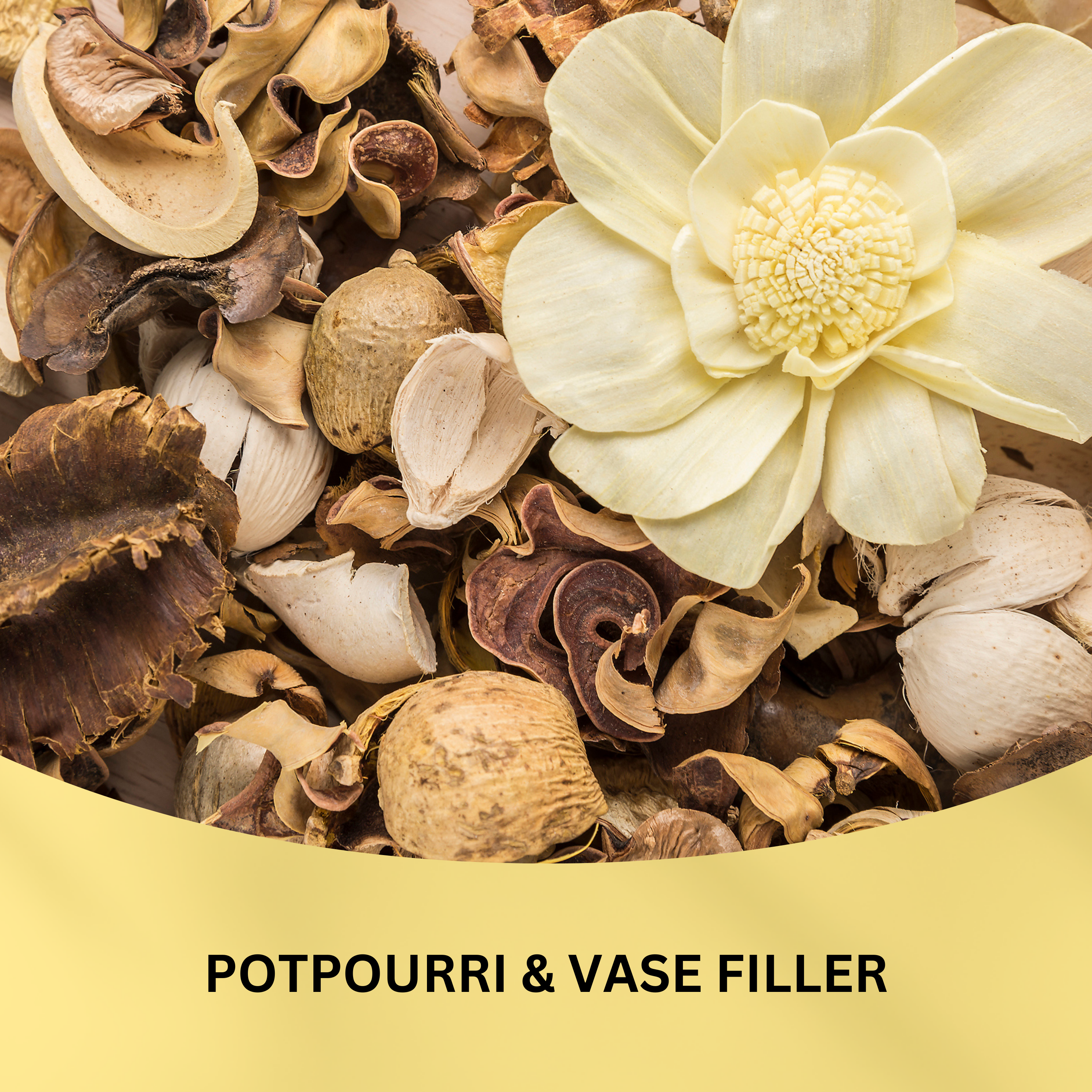 Timber & Lace Almond & Jasmine Musk Scented Potpourri